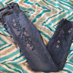 Embroider Hollister jeans
